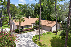 aerial photo of a home in the springs in longwood fl