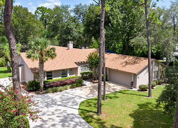 aerial photo of a home in the springs in longwood fl