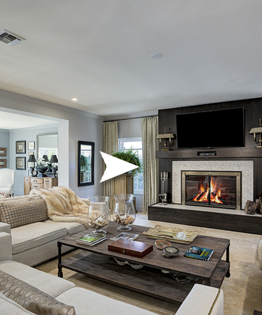photo of a living room with a fireplace in Longwood Fl